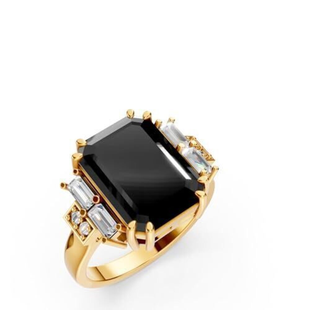 9469 Unique Handmade Genuine Real Natural Black Onyx 925 Sterling Silver